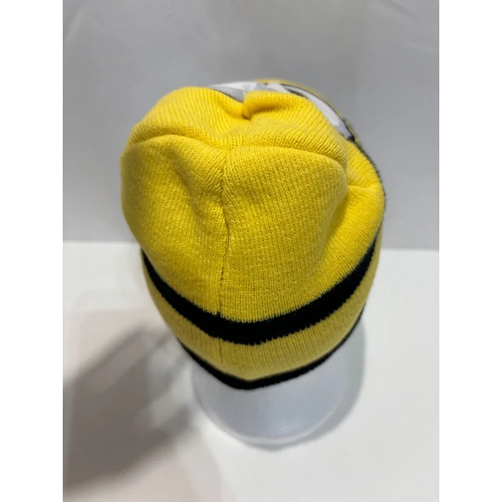 Illumination Minions Beanie Hat Kids One Size Yellow Black Bob Goggle Eyes